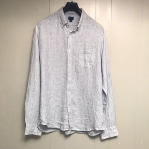 Slim Linen JCrew shirt